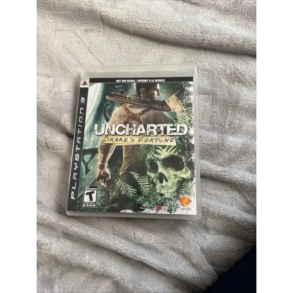 Uncharted Drake's Fortune PS3 PlayStation 3 CIB, Not for Resale!!! Tested